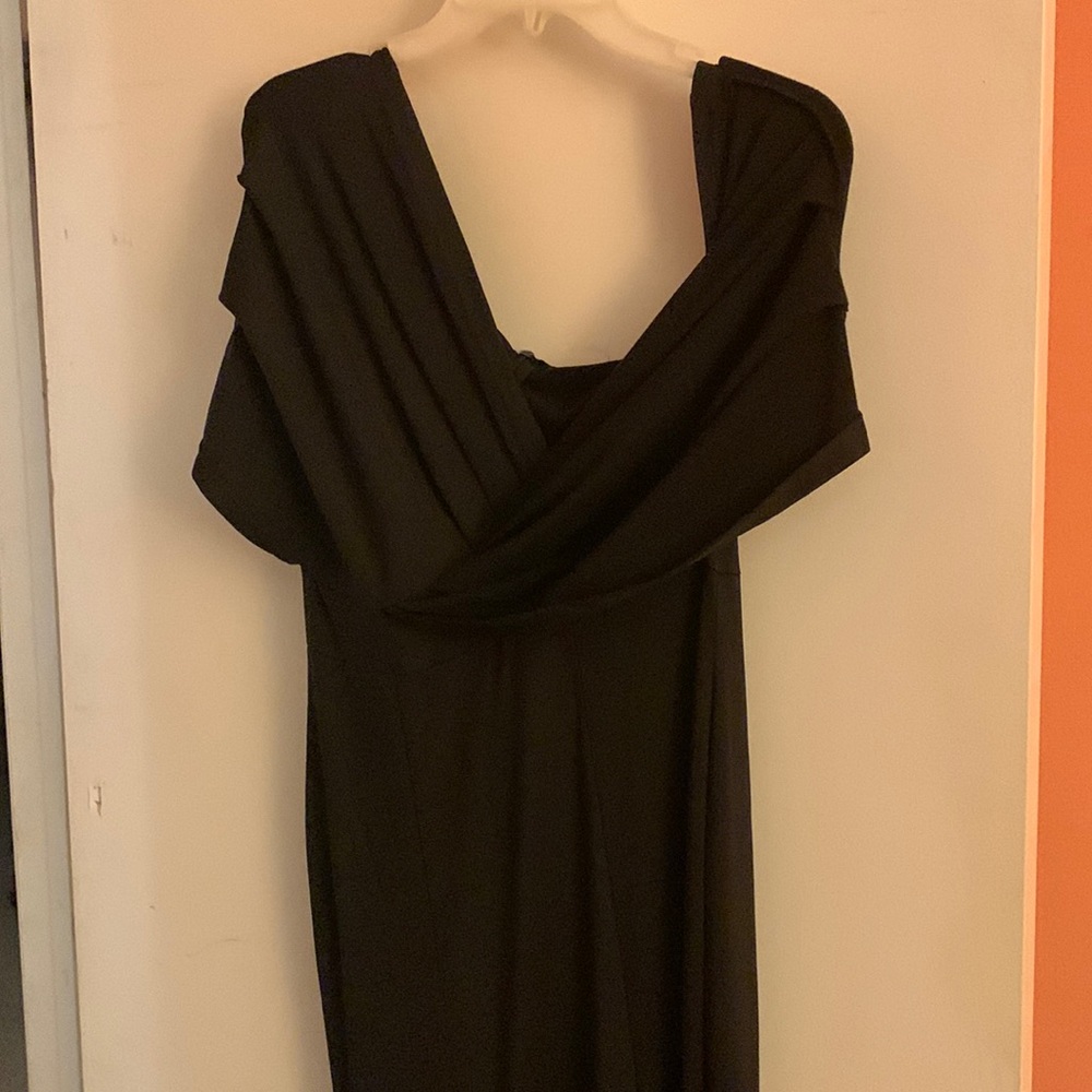 Women sexy Vneck off the shoulders evening gown with fishtail